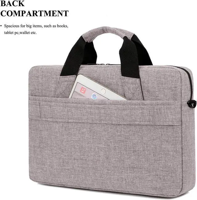 Alt view image 4 of 7 - 15.6 Inch Stylish Lightweight Business Laptop Shoulder Messenger Bag Briefcase Sleeve Case for 15-15.6 Inches Laptop/Notebook/MacBook/Ultrabook/Chromebook Computers