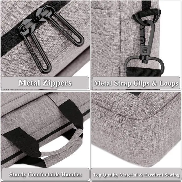 Alt view image 7 of 7 - 15.6 Inch Stylish Lightweight Business Laptop Shoulder Messenger Bag Briefcase Sleeve Case for 15-15.6 Inches Laptop/Notebook/MacBook/Ultrabook/Chromebook Computers