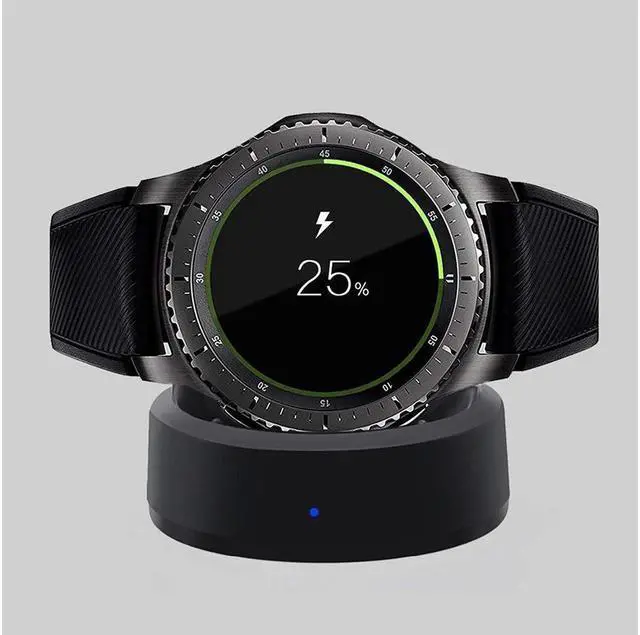 Alt view image 4 of 7 - Galaxy Gear S3 Charger Wireless Replacement Charger Charging Cradle Dock for Samsung Galaxy Gear S3 Classic / Frontier Smart Watch
