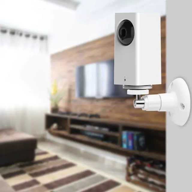 Alt view image 6 of 6 - Wyze Cam Pan Wall Mount, Adjustable Indoor and Outdoor Security Mount for Wyze Cam Pan and Other Camera with Same Interface(Standard Size) 2 Pack