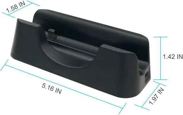Alt view image 6 of 7 - Charging Dock For New Nintendo 2DS XL, Charging Station Cradle Stand for 2017 New Nintendo 2DS XL/LL With Mini USB Cable