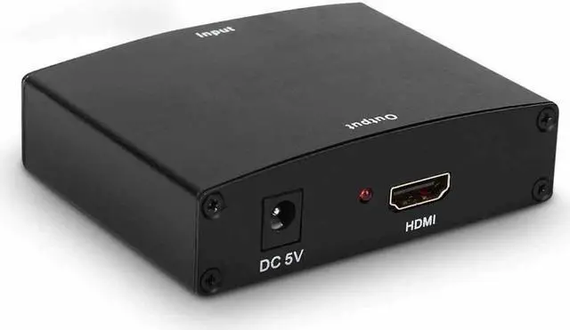 Alt view image 2 of 7 - Component to HDMI Converter, 5RCA Component RGB YPbPr to HDMI Converter Supports 1080P Video Audio Converter Adapter for DVD PSP Xbox 360 PS2 Nintendo NGC to New HDTV Monitor or Projector