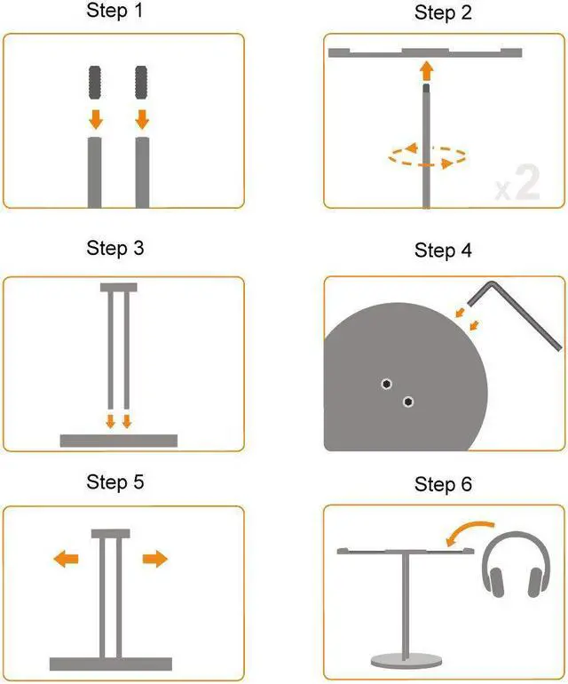Alt view image 7 of 7 - Premium Aluminum Metal Twin Headphone Stander, Suitable for B&O, BeoPlay, Beats, Sennheiser, Sony, Audio-Technica, Bose, Shure, AKG, JBL, Logitech, Razer Gaming Headphones