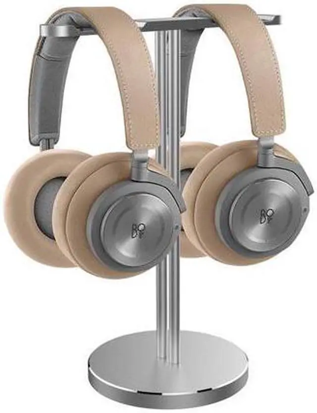 Alt view image 2 of 7 - Dual Aluminum TV Headphone Stand Wireless Organizer,Suitable for Beats,Sennheiser,Sony,Audio-Technica,Bose,Shure,AKG, Kids' Headphones,Logitech,JBL,Plantronics,Razer Gaming Headphones and Mor