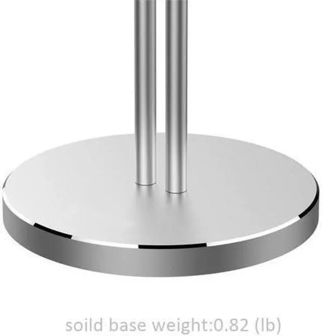 Alt view image 5 of 7 - Dual Aluminum TV Headphone Stand Wireless Organizer,Suitable for Beats,Sennheiser,Sony,Audio-Technica,Bose,Shure,AKG, Kids' Headphones,Logitech,JBL,Plantronics,Razer Gaming Headphones and Mor