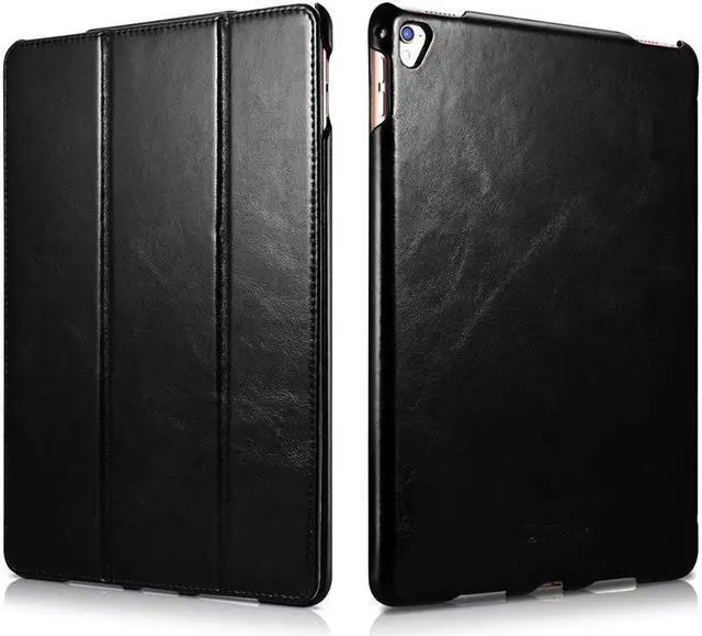 Main image of iPad Pro 9.7 Leather Case Vintage Genuine Leather Side Open Flip Folio Style Smart Cover in Ultra Slim Design with Stand & Auto Wake / Sleep Functions for Apple iPad Pro 9.7 Inch Cover