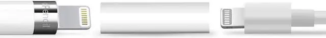 Alt view image 2 of 7 - [2 Pack] Adapter Compatible with Apple Pencil Adapter Female to Female Charging Adapters Lightning Cable Adapter for iPad Pro Apple Pencil