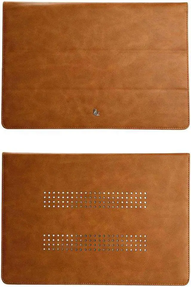 Alt view image 2 of 7 - Macbook 12 inch Case Retina Display Model A1534 Case One-piece designed PU Leather Premium Book Cover Folio Flip Case Sleeve Protective Cover with Stand Function for Apple Macbook Air 12"