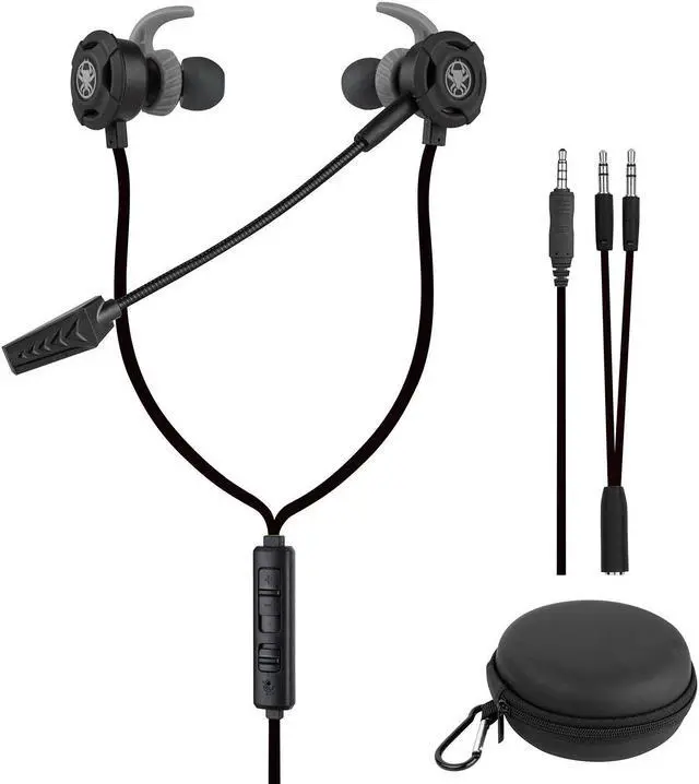 Main image of 3.5 MM Gaming Headphone Wired Gaming Earphone Noise Cancelling Stereo Bass E-Sport Earphone with Adjustable Mic for PS4, Xbox One, Laptop, Cellphone, PC