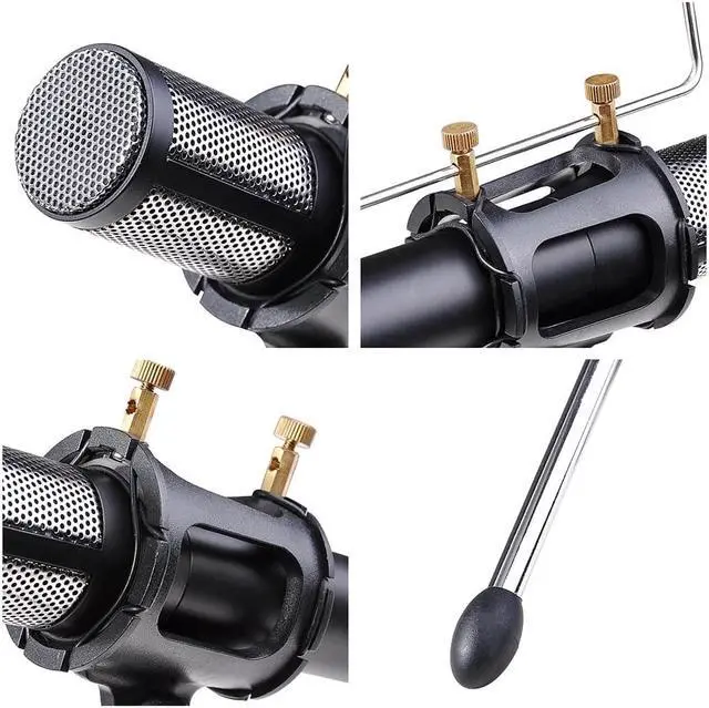 Alt view image 5 of 7 - Condenser Microphone Portable Mini Recording Microphone with Tripod Stand USB Plug Play Home Studio Microphones for PC Online Chat Voice Recording Skype Tablets Laptops PC YouTube