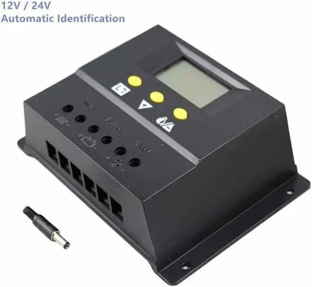 Alt view image 4 of 7 - Werleo Solar Charge Controller 80A PWM 12V / 24V 960W / 2360W Solar Panel Charging Regulator with Digital LCD Display Overload Protection Temperature Compensation
