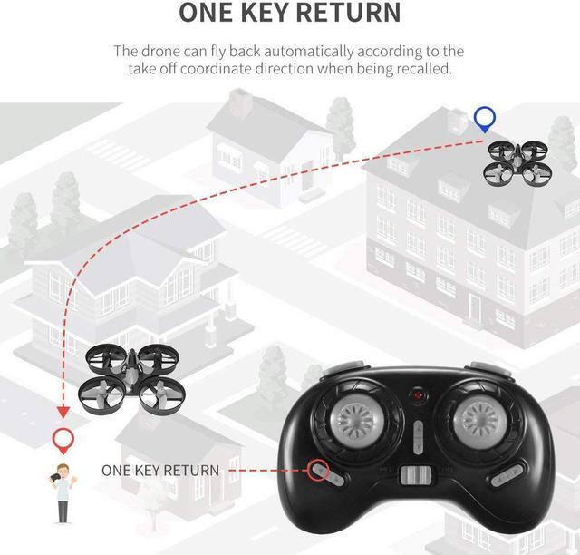 Alt view image 5 of 7 - H36 Mini Drone 2.4G 4CH 6Axis Gyro Headless Mode Remote Control RC Quadcopter RTF One-Key Return