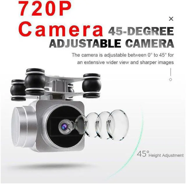 Alt view image 2 of 7 - JJRC RC Quadcopter FPV RC Drone with 720P HD Camera Live Video WIFI FPV Quadcopter with Headless Mode Altitude Hold Night Light Mode Long Range Batteries Included