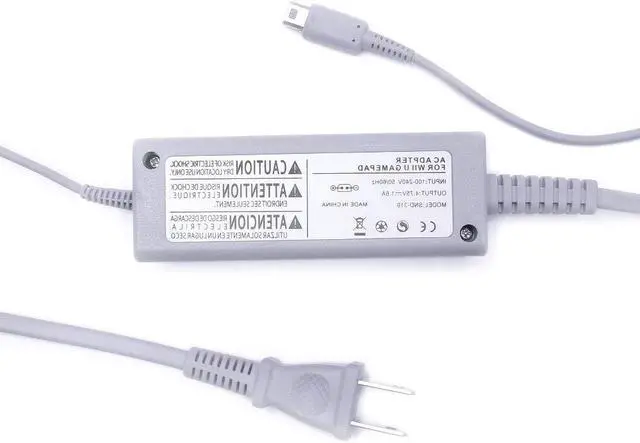 Alt view image 2 of 5 - Wii U GamePad Charger, Power Supply AC Adapter Charging Cable with Charger Cord for Nintendo WiiU Gamepad