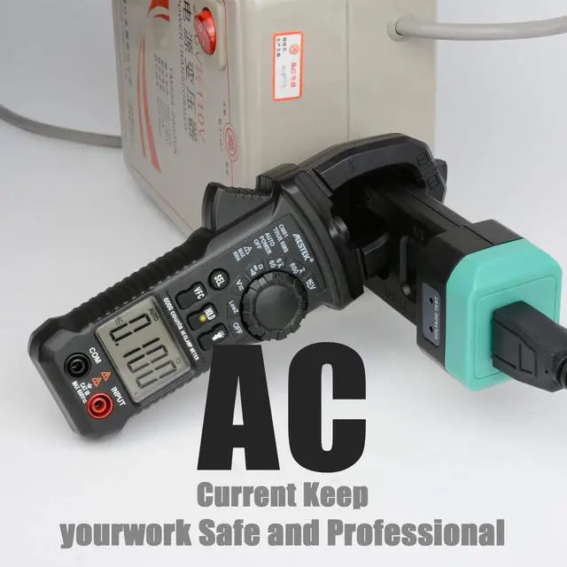 Alt view image 4 of 7 - MESTEK Digital Clamp Meter 6000 Counts AC DC Auto-ranging Multimeter Voltage Current Voltmeter Resistance Capacitance Frequency Diode Hz Tester Non-contact Voltage Detect