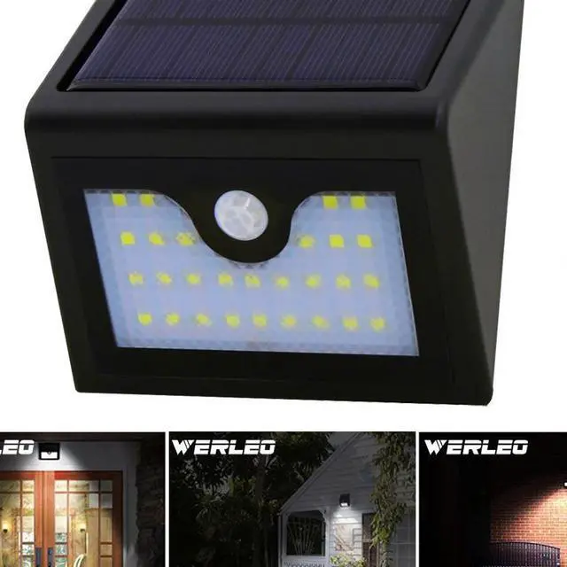 Main image of Solar Lights Outdoor 28 LED Solar Motion Sensor Lights – Waterproof Security Light – Solar Wall Lights with Motion Activated Auto ON Off for Outdoor Deck Patio Backdoor Driveway Garage Garden