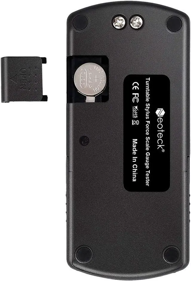 Alt view image 5 of 7 - Werleo Digital Turntable Stylus Force Scale Gauge 0.01g Blue LCD Backlight Tracking Force Pressure Gauge Scale for Tonearm Phono Cartridge