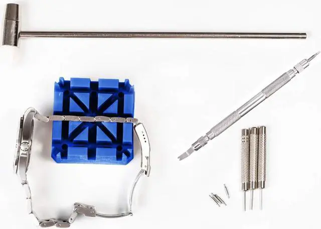 Alt view image 7 of 7 - Werleo Watch Link Remover Kit with Spring Bar Tool Watch Band Tool and 360 Pcs Watch Strap Link Pins for Watch Repair and Watch Band Removal