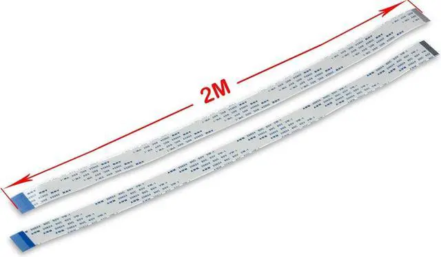 Alt view image 4 of 5 - Werleo 2 Packs Ribbon Flat Cable for Raspberry Pi camera 15pin 1.0mm pitch 200cm / 6.56ft