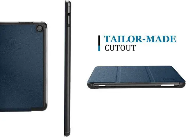 Alt view image 3 of 7 - Protective Case for All-New Fire HD 10 2017 Case 7th Generation 2017 Release Slim Leather Stand Folio Smart Cover Case with Auto Wake Sleep for Amazon Fire HD 10 Tablet 10.1"