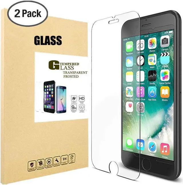 Main image of iPhone 7 6S 6 Screen Protector Glass WERLEO iPhone 7 Tempered Glass Screen Protector For Apple iPhone 7  iPhone 6S iPhone 6 2016 2015 (2-Pack) [3D Touch Compatible]