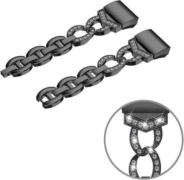 Alt view image 3 of 6 - Werleo Stainless Steel Bands Compatilbe Fitbit Charge 2 Premium Stainless Steel Metal Replacement Watch Band Strap for Fitbit Charge 2 Smart Fitness Watch