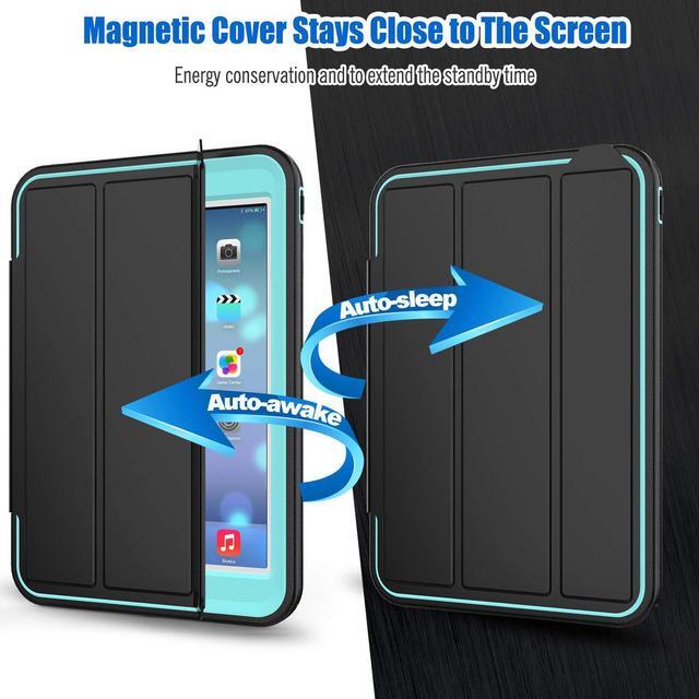 Alt view image 3 of 7 - Werleo iPad Mini 1 2 3 Case Three Layer Shock Proof Protective Case for Kids Adults Smart Cover Auto Sleep Wake & PU Leather Folio Stand Function iPad Mini 1st 2nd 3rd Generation