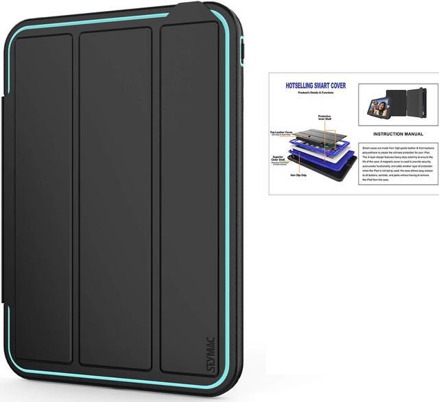 Alt view image 6 of 7 - Werleo iPad Mini 1 2 3 Case Three Layer Shock Proof Protective Case for Kids Adults Smart Cover Auto Sleep Wake & PU Leather Folio Stand Function iPad Mini 1st 2nd 3rd Generation