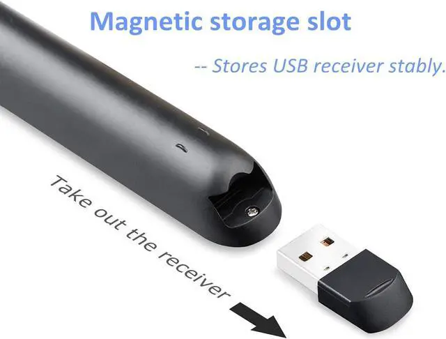 Alt view image 5 of 7 - Werleo Wireless Presenter with Red Laser Pointer and Volume Control Rechargeable Wireless PowerPoint PPT Remote Control Clicker
