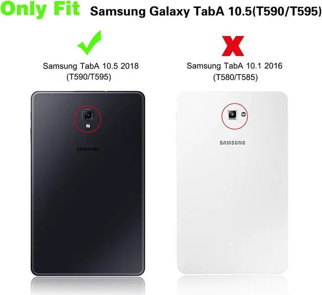 Alt view image 5 of 7 - Samsung Galaxy Tab A 10.5 2018 Case WERLEO Heavy Duty Full-Body Rugged Protective Case Cover with 360 Degree Stand Hand Strap and Removable Shoulder Strap for Samsung Galaxy Tab A 10.5 2018 Model SM