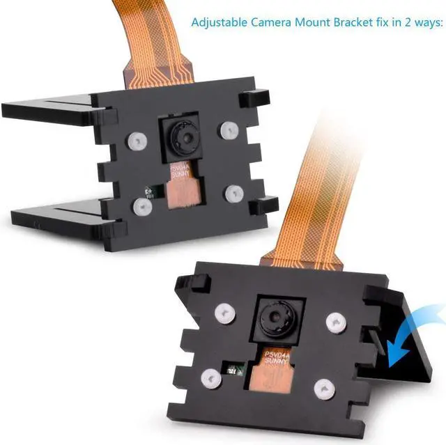 Alt view image 6 of 7 - Werleo for Raspberry Pi Camera Module 5MP 1080p OV5647 Sensor with 15 Pin FPC Cable / Pi Zero Ribbon Cable 15cm for Raspberry Pi 3 2 Model B B+ A+ and Pi Zero - Raspberry pi Camera