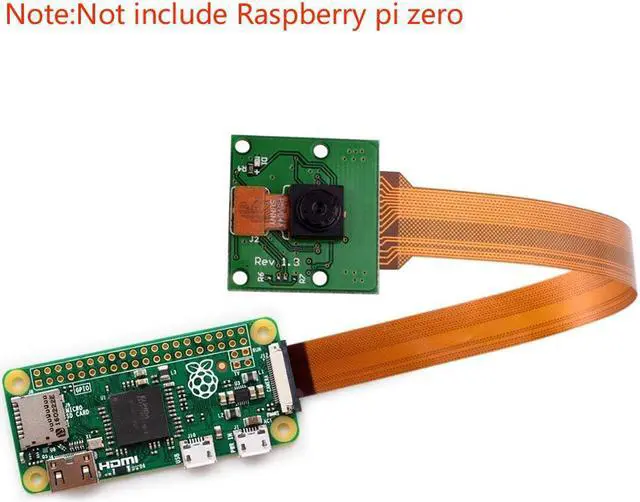 Alt view image 3 of 7 - Werleo for Raspberry Pi Camera Module 5MP 1080p OV5647 Sensor with 15 Pin FPC Cable / Pi Zero Ribbon Cable 15cm for Raspberry Pi 3 2 Model B B+ A+ and Pi Zero - Raspberry pi Camera