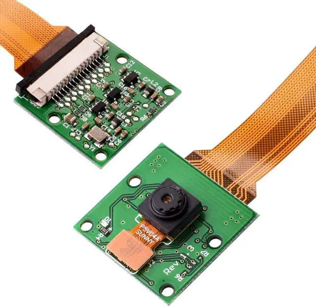 Alt view image 2 of 7 - Werleo for Raspberry Pi Camera Module 5MP 1080p OV5647 Sensor with 15 Pin FPC Cable / Pi Zero Ribbon Cable 15cm for Raspberry Pi 3 2 Model B B+ A+ and Pi Zero - Raspberry pi Camera