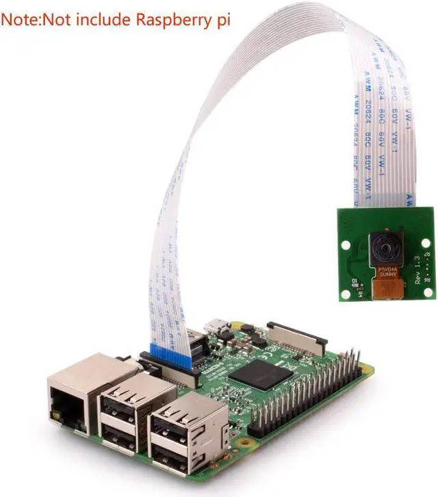 Alt view image 4 of 7 - Werleo for Raspberry Pi Camera Module 5MP 1080p OV5647 Sensor with 15 Pin FPC Cable / Pi Zero Ribbon Cable 15cm for Raspberry Pi 3 2 Model B B+ A+ and Pi Zero - Raspberry pi Camera