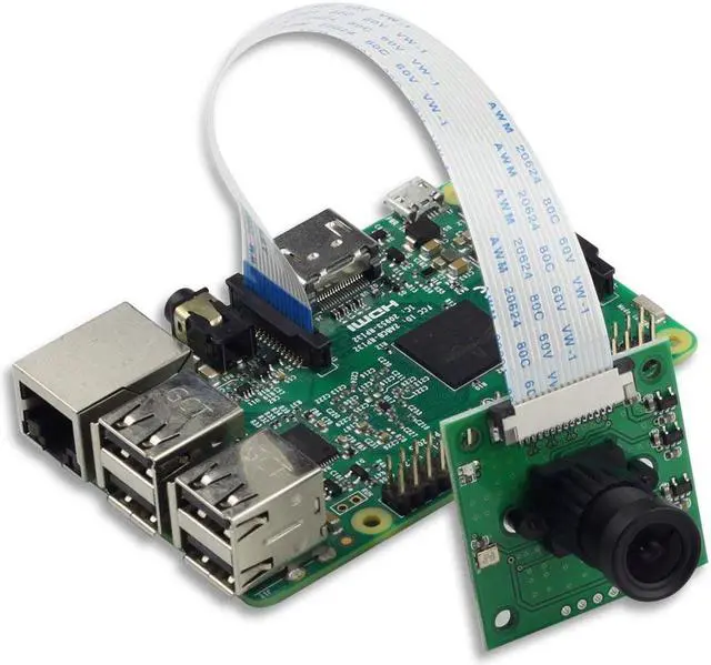 Alt view image 4 of 5 - Werleo M12 Mount Camera for Raspberry Pi Interchangeable M12x0.5 Lens, OV5647 5MP 1080P Video Camera Module for Raspberry Pi Model A or B B+ model 2 Raspberry Pi 3 3b+