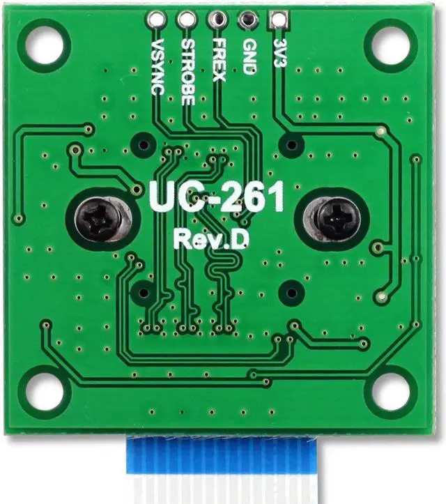 Alt view image 3 of 5 - Werleo M12 Mount Camera for Raspberry Pi Interchangeable M12x0.5 Lens, OV5647 5MP 1080P Video Camera Module for Raspberry Pi Model A or B B+ model 2 Raspberry Pi 3 3b+