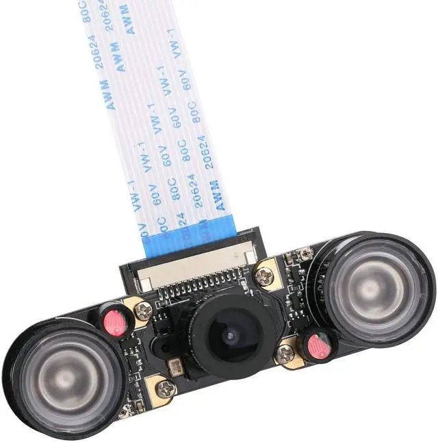 Alt view image 2 of 5 - For Raspberry Pi 3 Camera Module Night Vision with 3.6mm Adjustable Focal Length 2pcs IR Sensor LED Light Also for Raspberry Pi 3 Model B+ and Model B