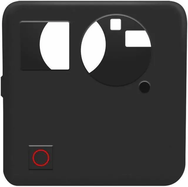 Alt view image 2 of 6 - Silicone Case Rubber Protective Case Frame Housing Cover for GoPro Fusion 360-dgree Action Camera