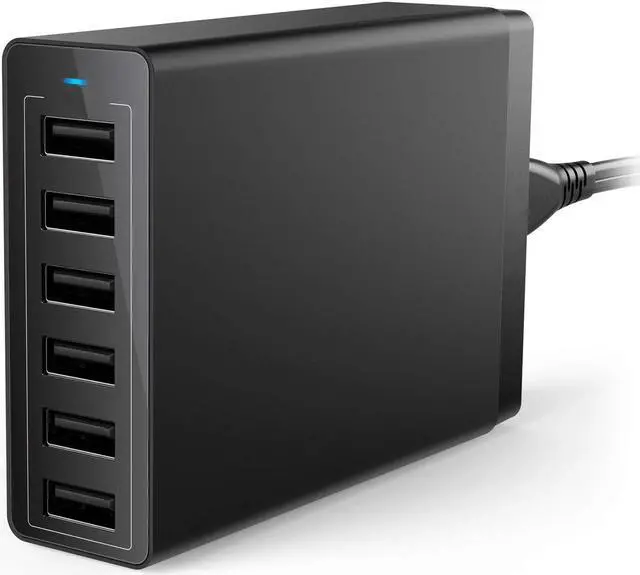 Main image of Werleo 50W 6-Port USB Wall Charger 6 for iPhone XS XS Max XR iPhone X 8 7 6 Plus iPad Pro Air 2 mini iPod Samsung Galaxy S7 S6 Edge Plus Note 5 4 LG Nexus HTC and More