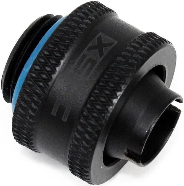 Alt view image 9 of 9 - XSPC G1/4" to 3/8" ID, 1/2" OD Compression Fitting V2 for Soft Tubing, Matte Black
