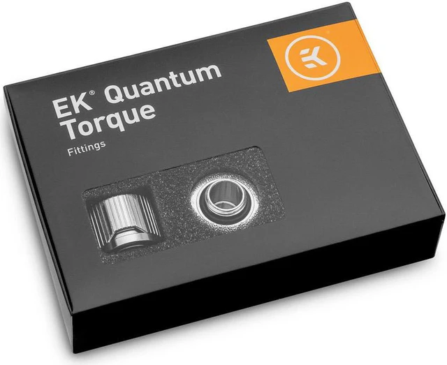 Alt view image 9 of 9 - EKWB EK-Quantum Torque STC-10/16 Compression Fitting for Soft Tubing, 10/16mm (3/8" ID, 5/8" OD), Nickel, 6-pack