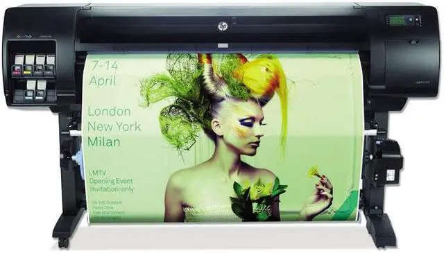 Alt view image 5 of 6 - HP Designjet Z6610 2400 x 1200 dpi Color Print Quality Ethernet (RJ-45) Thermal Inkjet Large Format Color 60-in Production Printer (6-Color)