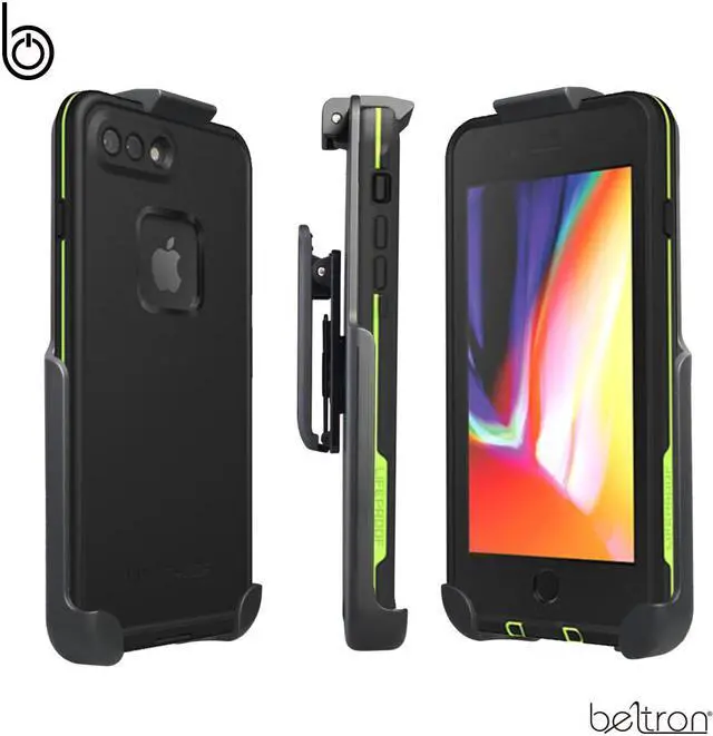 Alt view image 4 of 6 - BELTRON Belt Clip Holster for the LifeProof FRE Case - iPhone 8 Plus 5.5" (case not included)