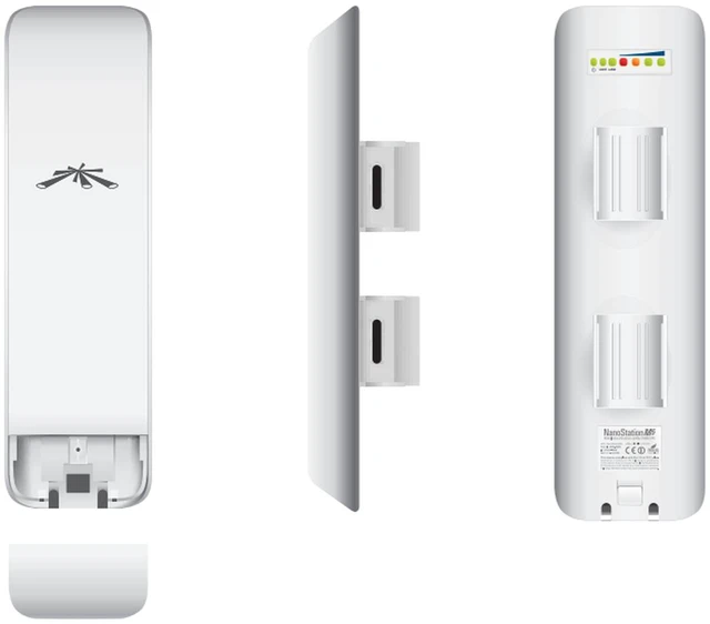 Main image of Ubiquiti Networks - NSM5-US - Ubiquiti NanoStationM NSM5 IEEE 802.11n 150 Mbit/s Wireless Bridge - 5 GHz - 9.3 Mile
