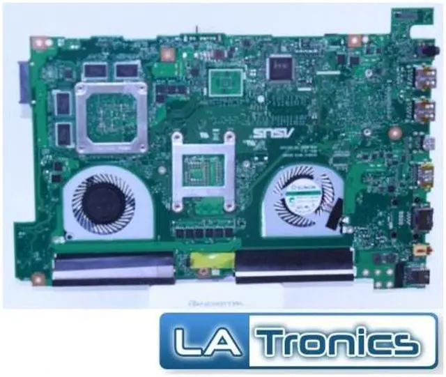 Alt view image 2 of 2 - Asus N550JK Intel i7-4700HQ Motherboard 60NB04L0 69N0QXM10B16 + Heatsink, Fan