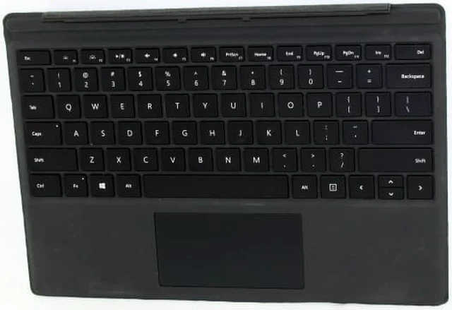 Main image of Genuine Microsoft Surface Pro 3, 4, 5, 6 Type Cover Backlit Keyboard 1725 Tested