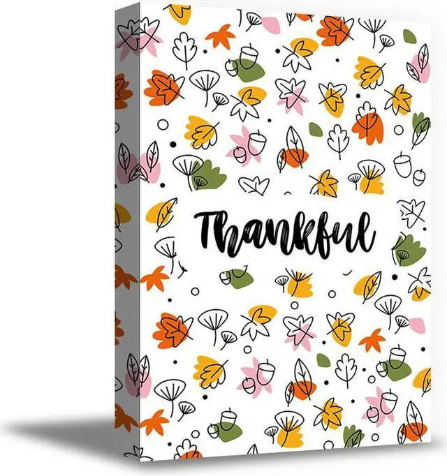 Main image of Awkward Styles Thanksgiving Canvas Wall Art Thankful Quote Home Decor Prints