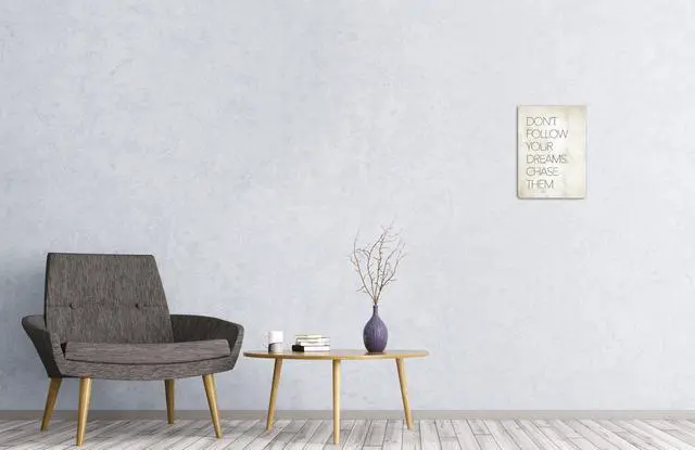 Alt view image 2 of 7 - Awkward Styles Don't Follow Your Dreams Chase Them Canvas Art Inspirational Quotes Wall Decor Motivational Gifts Wall Art For Office Home Decor Gifts Dream Quotes Canvas Wall Art Decorative Modern Art