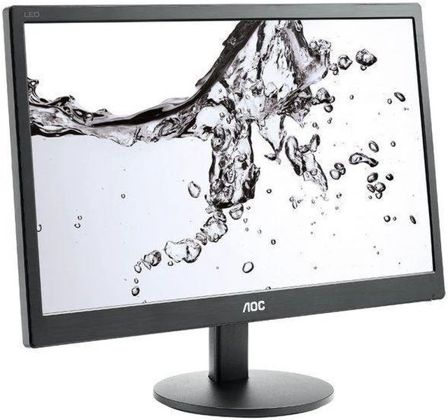 Alt view image 3 of 6 - AOC E970SWN 18.5" LED LCD Monitor - 16:9 - 5 ms - Adjustable Monitor Angle - 1366 x 768 - 16.7 Million Colors - 200 Nit - 700:1 - WXGA - VGA - 15 W - Black - RoHS, ENERGY STAR 6.0, EuP, EPEAT ...