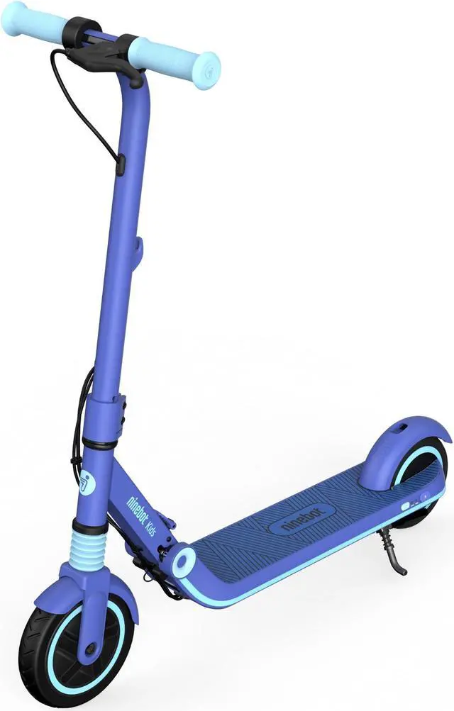 Alt view image 6 of 6 - Ninebot eKickScooter E8 ZING by Segway | Designed for Children, Electric Boost Riding Mode, UL - Blue